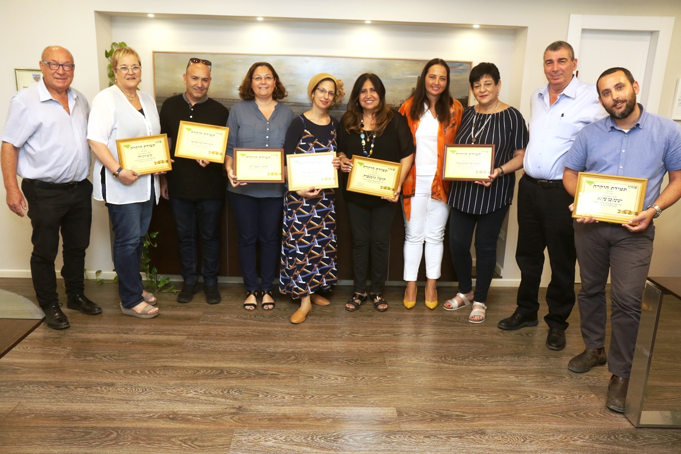 תעודות הערכה למנהלי התיכונים