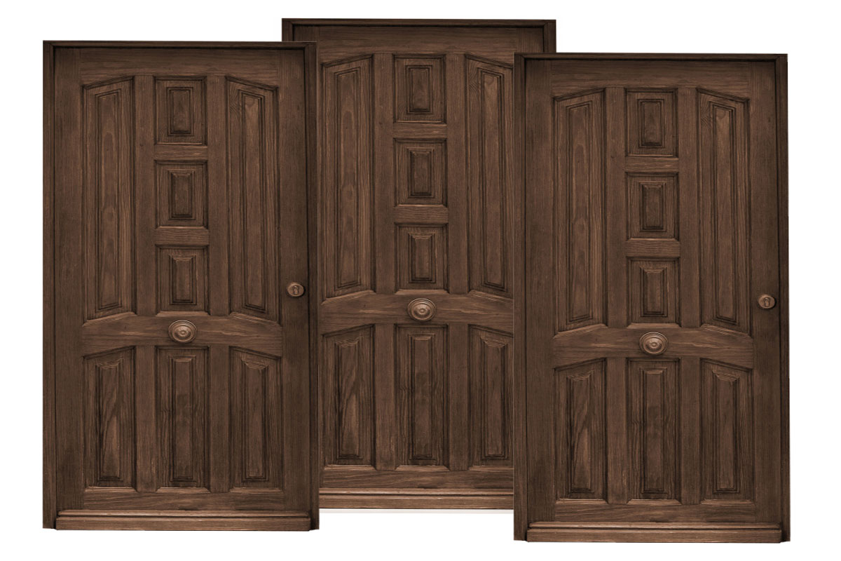 דלתות אסם מעץ