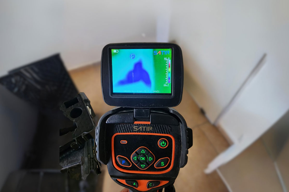 איתור נזילות מים בשיטת אל הרס