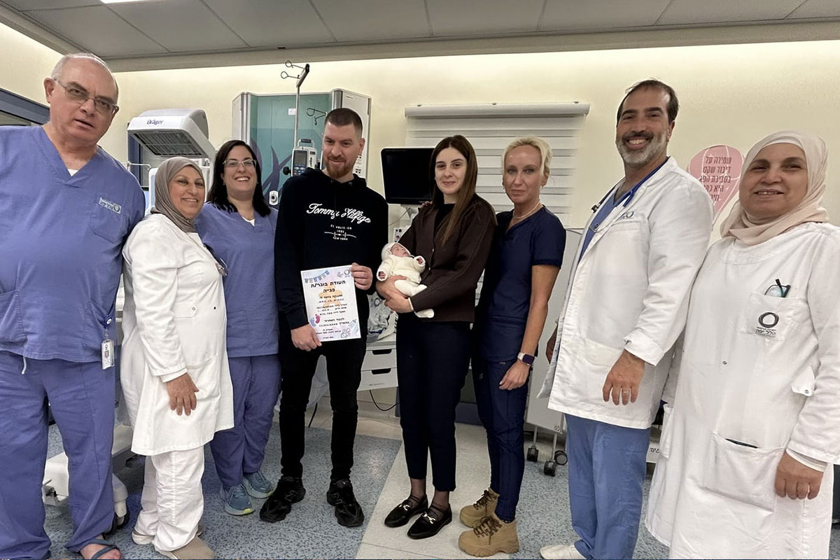 הלוחם הקטן מ"הלל יפה": מ- 720 גרם ועד לחיבוק הראשון בבית